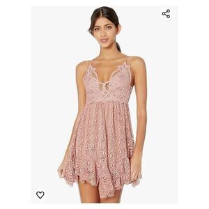 Free people womens Sz S dust pink Adella dress